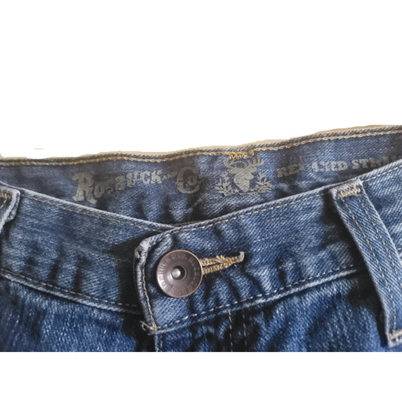 Ruby Red Womens Jeans Size 18 with Stretch Side Waistband - Picture 3 of 4